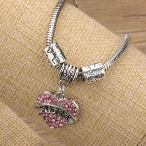 Sister charm bracelet